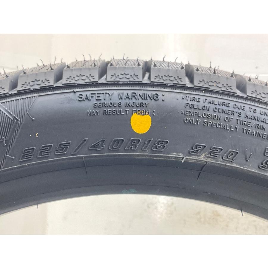 未使用 2本セット 225/40R18 92Q グッドイヤー ICE NAVI 8  冬 スタッドレス 225/40/18 ウィッシュ/ヴォクシー   b11909の画像