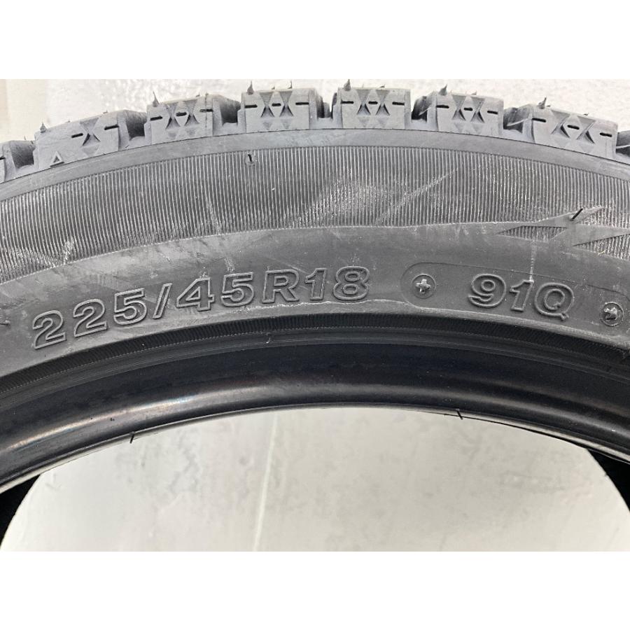 未使用 2本セット 225/45R18 91Q ブリヂストン BLIZZAK  VRX2 冬 スタッドレス プリウスα/レヴォーグ   b11094の画像