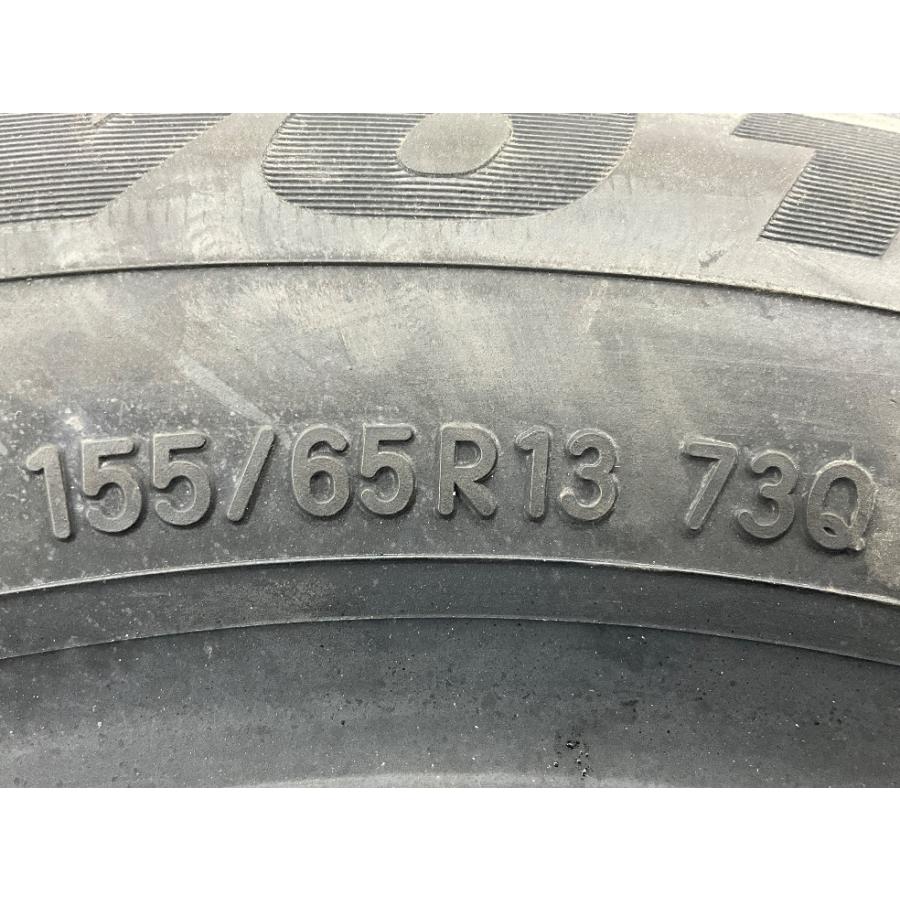 新品タイヤ 処分特価 2本セット 155/65R13 73Q トーヨー OBSERVE  GIZ3  冬 スタッドレス 155/65/13 ゼストスパーク/ライフ   b15141の画像