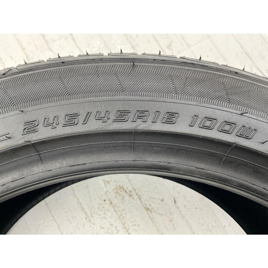 未使用 1本のみ 245/45R18 100W ダンロップ LEMANS V 夏 サマー 245/45/18 シーマ/フーガ/レジェンド   b10276の画像