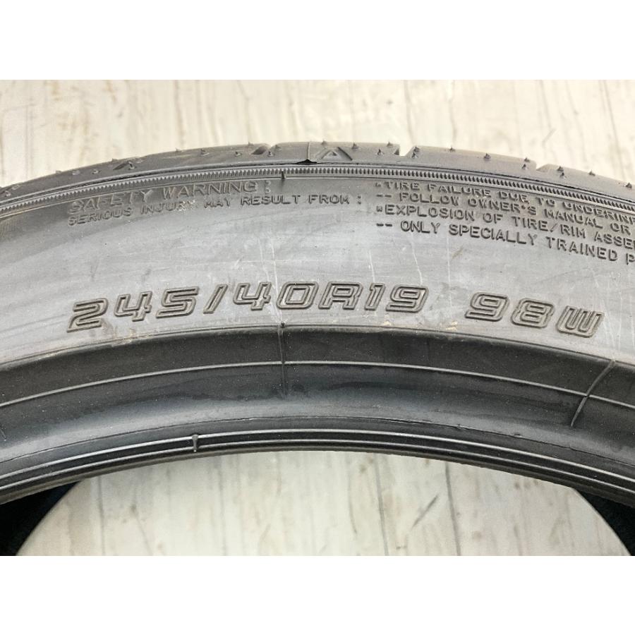 新品タイヤ 処分特価 4本セット 245/40R19 98W グッドイヤー EFFICIENTGRIP RVF02 夏 サマー 245/40/19 レジェンド   b11284の画像