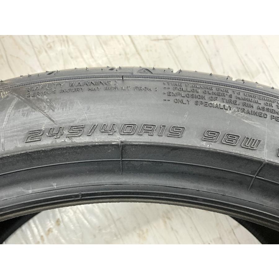 新品タイヤ 処分特価 4本セット 245/40R19 98W グッドイヤー EFFICIENTGRIP RVF02 夏 サマー 245/40/19 アルファード   b11285の画像