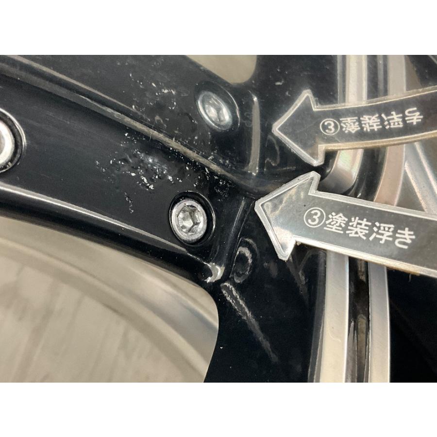 中古アルミホイール 4本セット 19×8JJ +45 19×9JJ +35 5穴 PCD114.3 19