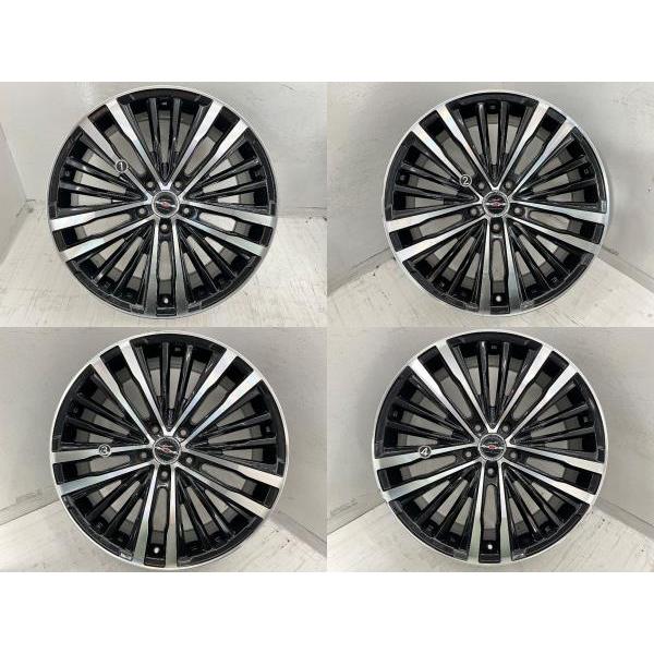 中古アルミホイール 4本セット 19×7.5J +55 5穴 PCD114.3 19インチ
