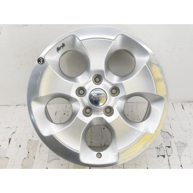 中古アルミホイール 5本セット 18インチ 18x7.5J +44.45 5穴 PCD127 ジープ JEEP 送料無料（沖縄、離島除く）a17044｜onepiecetire｜05