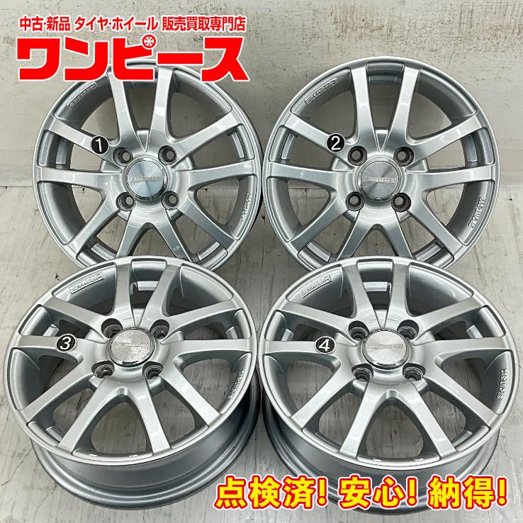 中古アルミホイール 4本セット 13×4.5J +43 4穴 PCD100 13インチ BLEST 