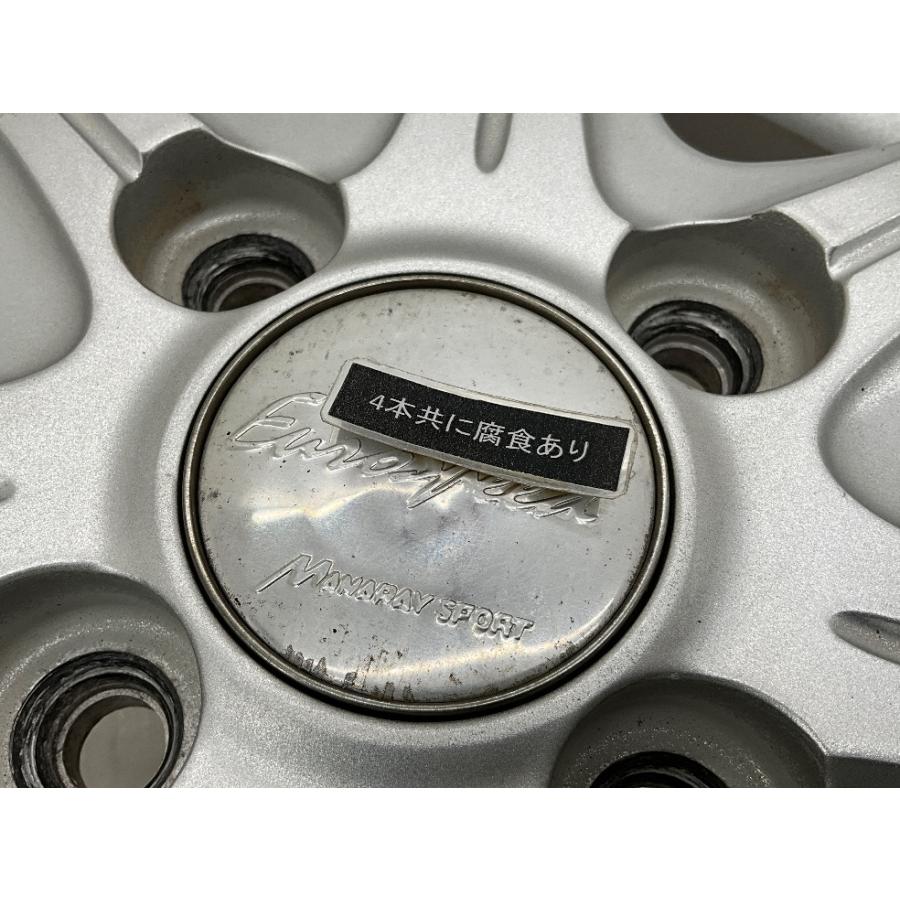 中古アルミホイール 4本セット 13×4B +42 4穴 PCD100 13インチ 