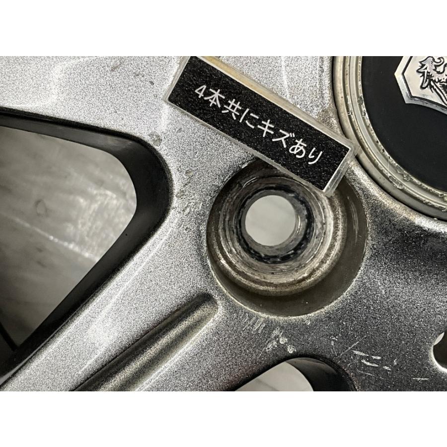 中古アルミホイール 4本セット 13×4B +43 4穴 PCD100 13インチ 社外 