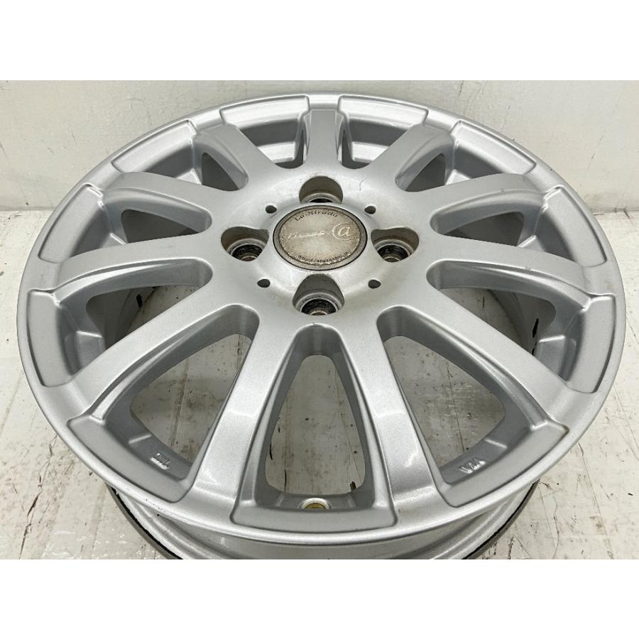 中古アルミホイール 4本セット 14×4.5J +45 4穴 PCD100 14インチ 