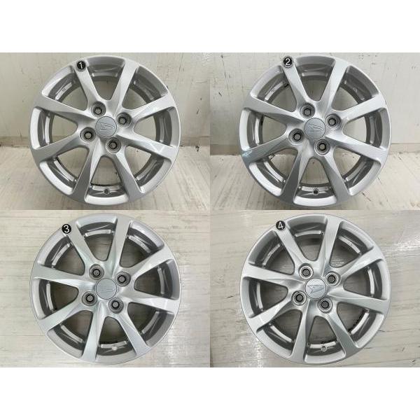 ダイハツ（DAIHATSU） 中古アルミホイール 4本セット 14×4.5J +45 4穴 