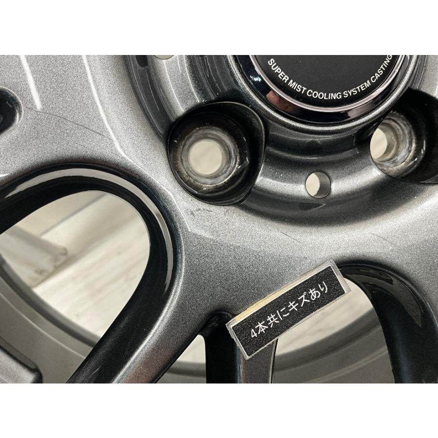 中古アルミホイール 4本セット 14×5.5J +38 4穴 PCD100 14インチ 