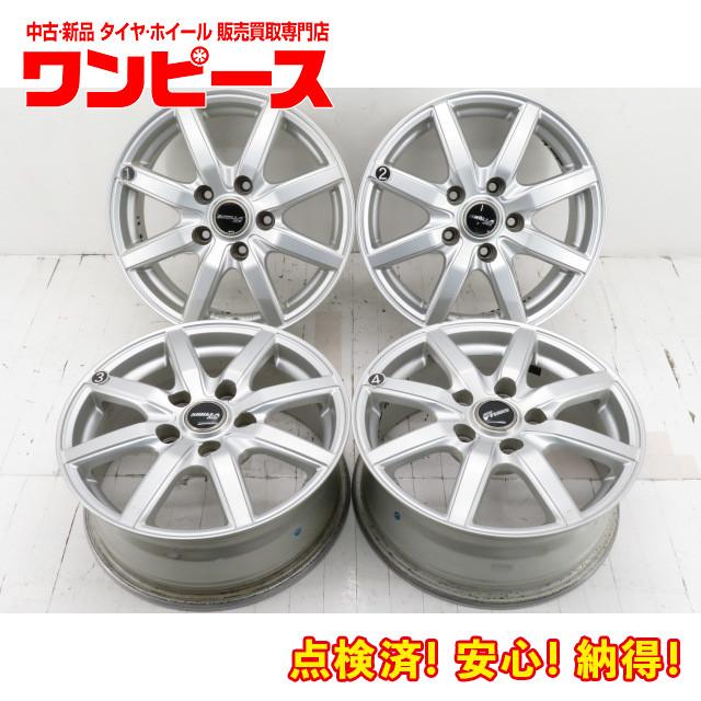 中古アルミホイール 4本セット 15インチ 15x6J +43 5穴 PCD114.3