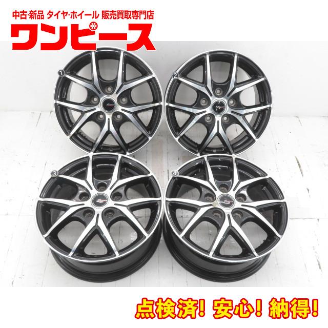 中古アルミホイール 4本セット 15インチ 15x6J +53 5穴 PCD114.3  