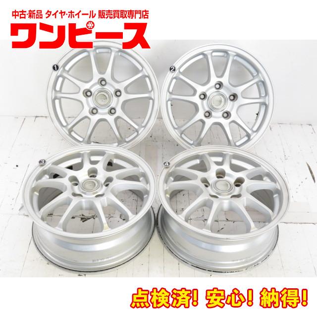 中古アルミホイール 4本セット 15インチ 15x6J +45 5穴 PCD114.3 ECO 