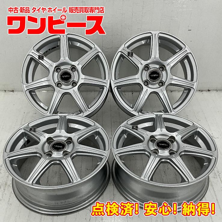 BRIDGESTONE 中古アルミホイール 4本セット 15×5.5J +50 4穴 PCD100 15 