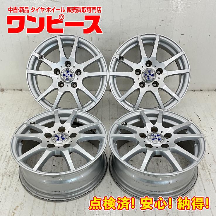 中古アルミホイール 4本セット 15×6J +43 5穴 PCD114.3 15インチ GMACH 