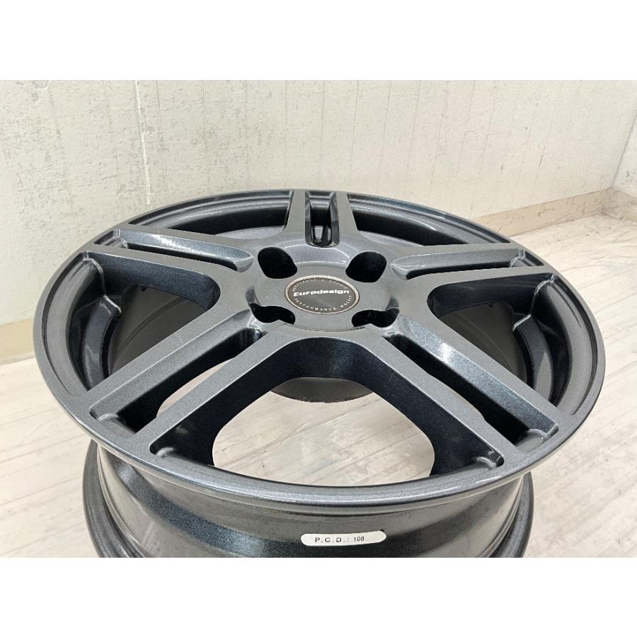 中古アルミホイール 4本セット 15×6J +25 4穴 PCD108 15インチ 