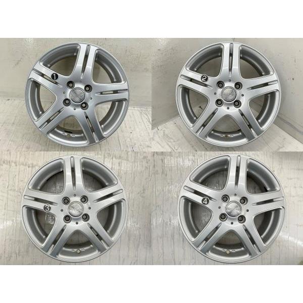DUNLOP（ダンロップ） 中古アルミホイール 4本セット 15×5.5J +50 4穴 