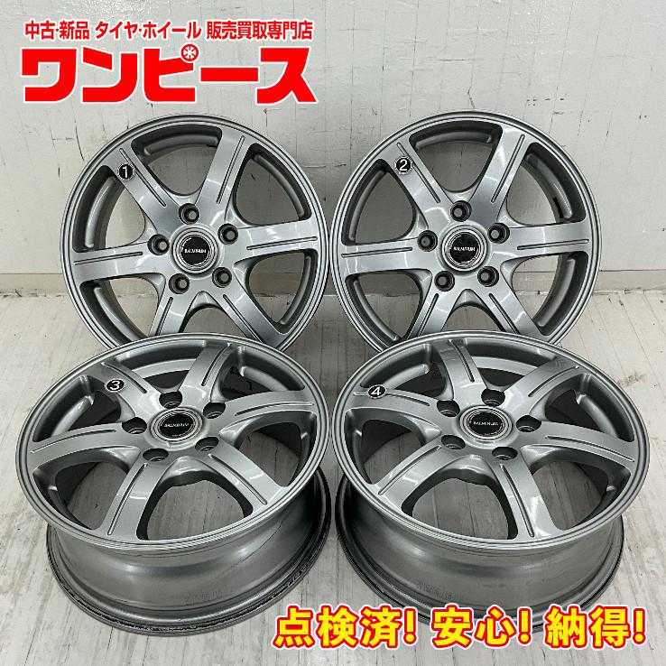 中古アルミホイール 4本セット 15×6J +53 5穴 PCD114.3 15インチ 