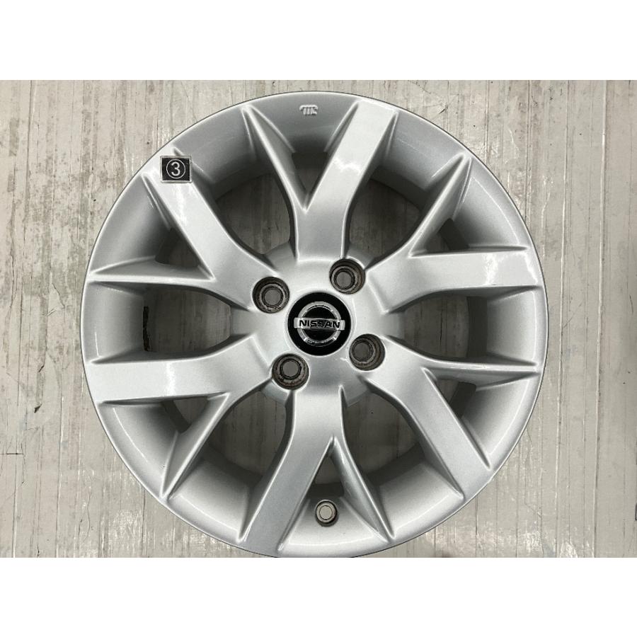 日産（NISSAN） 中古アルミホイール 4本セット 15×5.5J +40 4穴 PCD100 