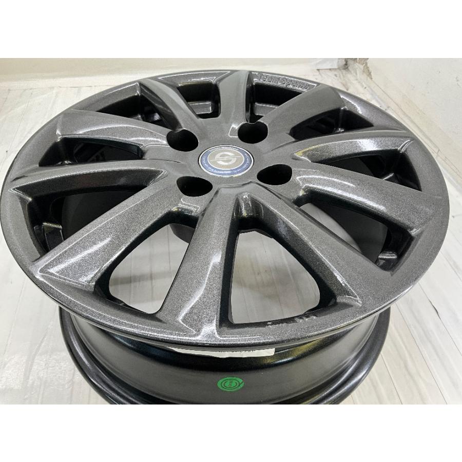 中古アルミホイール 4本セット 15×6J +25 4穴 PCD108 15インチ TEAM 
