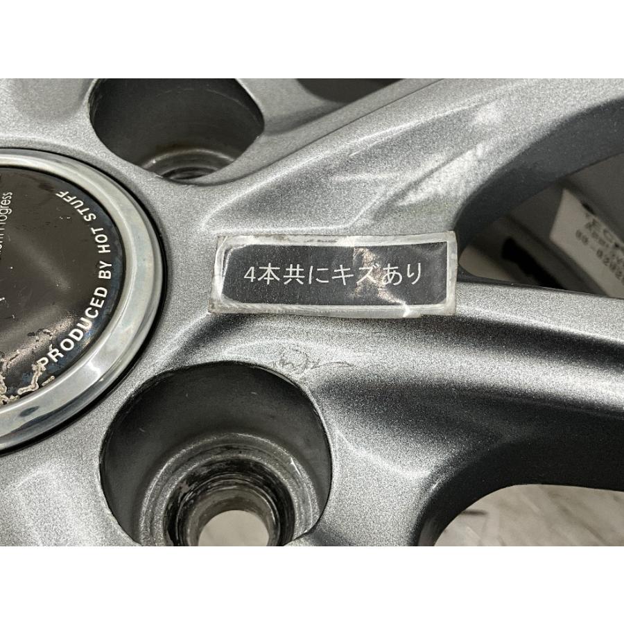 中古アルミホイール 4本セット 15×5.5J +43 4穴 PCD100 15インチ WAREN