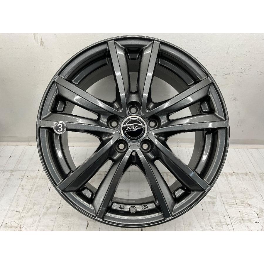 中古アルミホイール 4本セット 16×6.5J +47 5穴 PCD100 16インチ  NV  c1306｜onepiecetire｜05