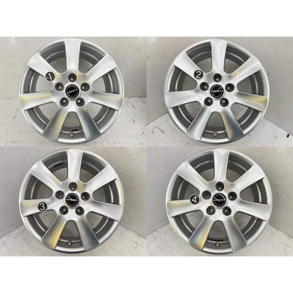 中古アルミホイール 4本セット 16×7J +38 5穴 PCD112 16インチ BORBET