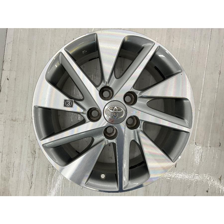 中古アルミホイール 4本セット 16×6.5J +33 5穴 PCD114.3 16インチ トヨタ純正   c1516｜onepiecetire｜05