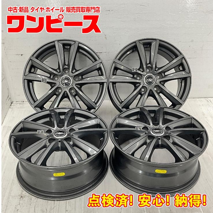 中古アルミホイール 4本セット 16×6.5J +53 5穴 PCD114.3 16インチ 