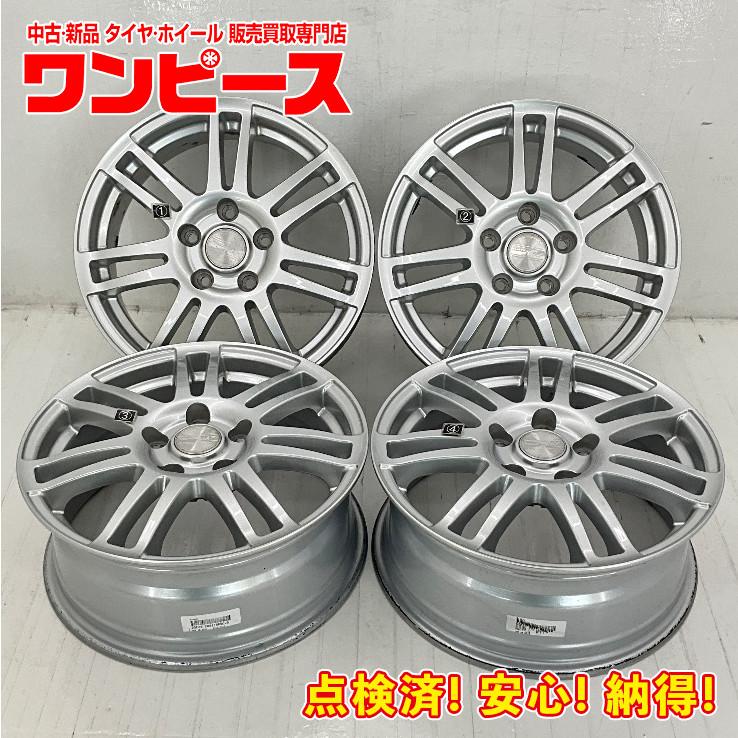 中古アルミホイール 4本セット 16×6.5J +48 5穴 PCD114.3 16