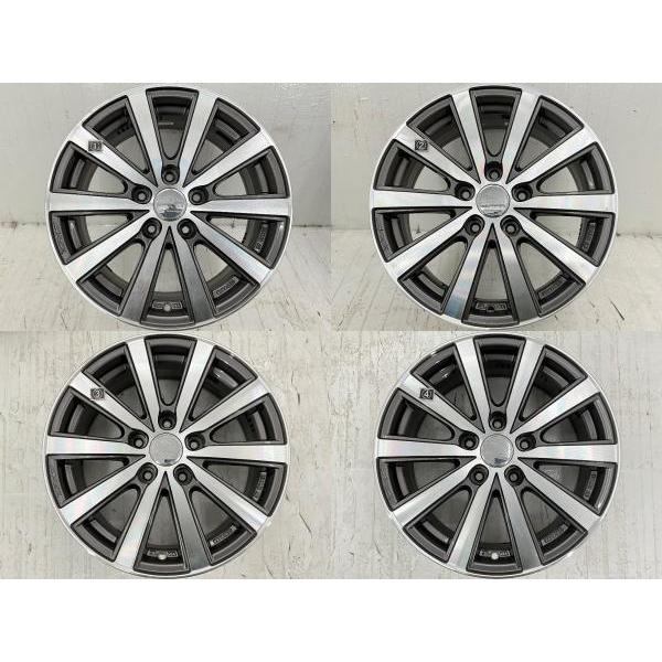 a13】16インチ アルミホイール 16x6J＋43 5H-100 社外 中古 手渡し可