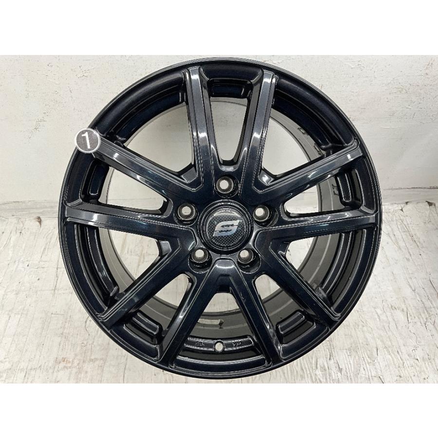 中古アルミホイール 4本セット 16×7J +55 5穴 PCD114.3 16インチ