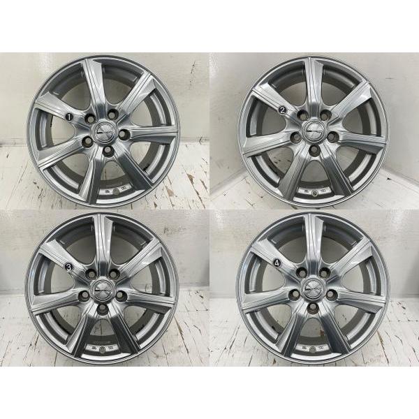 DUNLOP（ダンロップ） 中古アルミホイール 4本セット 16×6.5J +39 5穴