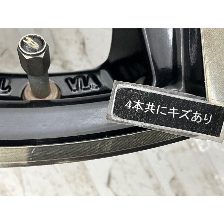 中古アルミホイール 4本セット 16×5J +45 4穴 PCD100 16インチ BROCHEN