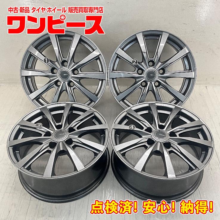 中古アルミホイール 4本セット 16×6.5J +38 5穴 PCD114.3 16インチ 