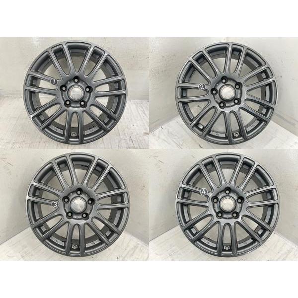 中古アルミホイール 4本セット 16×6.5J +48 5穴 PCD114.3 16インチ 