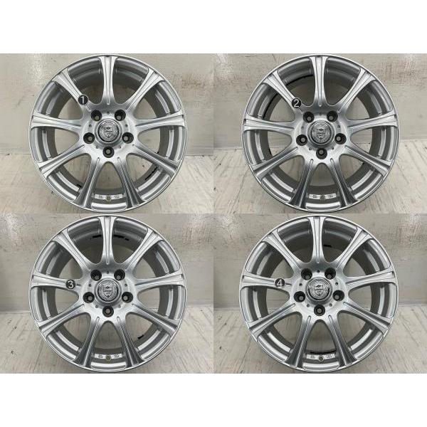 中古アルミホイール 4本セット 16×6.5J +40 5穴 PCD114.3 16インチ 
