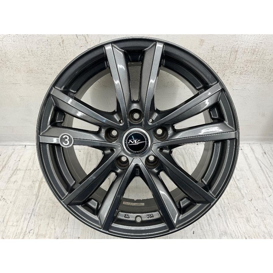中古アルミホイール 4本セット 16×6.5J +38 5穴 PCD114.3 16インチ NV 