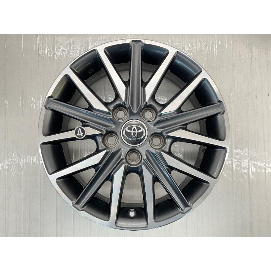 た*た様 トヨタ純正 16インチ アルミホイール5穴5スポーク4本セット トヨタ（TOYOTA） 中古アルミホイール 4本セット 16×6J +50 5穴 PCD114