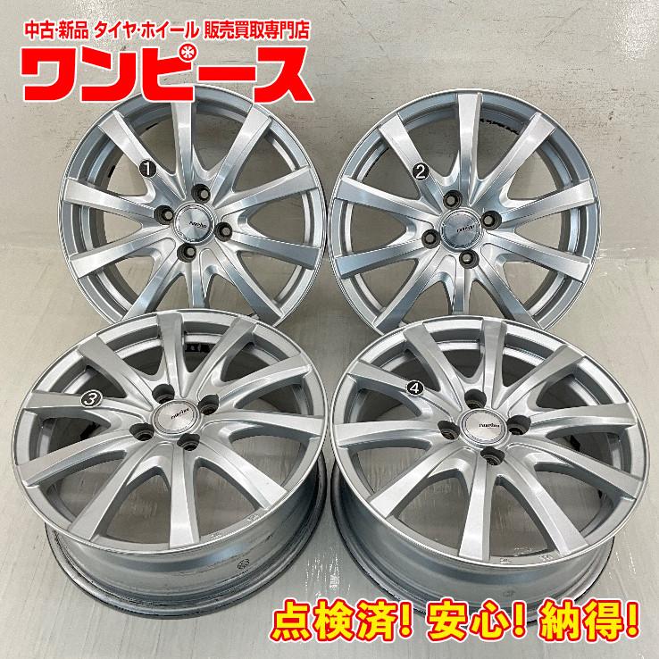 中古アルミホイール 4本セット 16×6J +42 4穴 PCD100 16インチ RAVRION