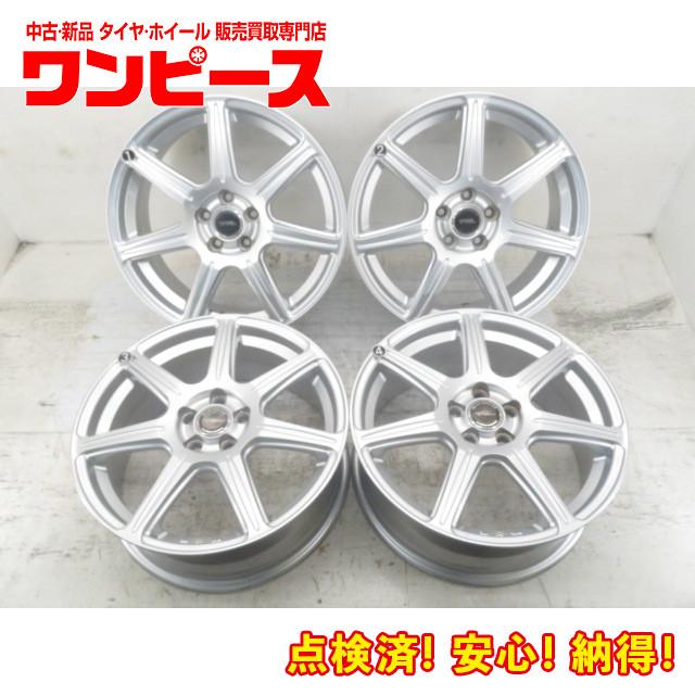 中古アルミホイール 4本セット 17インチ 17x7J +53 5穴 PCD100 TOPRUN 