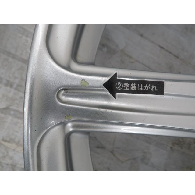 中古アルミホイール 4本セット 17インチ 17x7J +53 5穴 PCD100 TOPRUN 