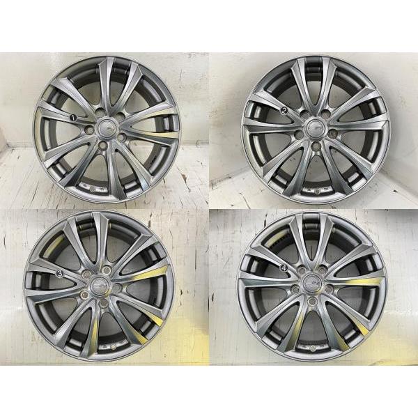 中古アルミホイール 4本セット 17×7J +47 5穴 PCD114.3 17インチ TOPY