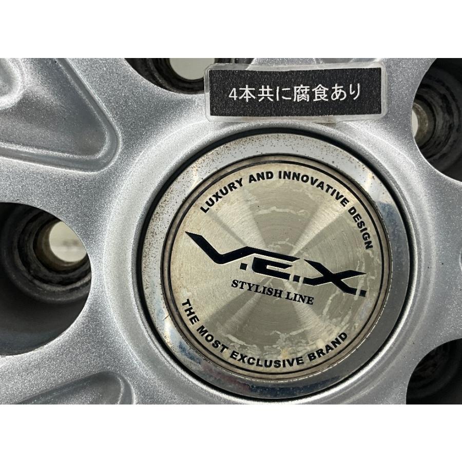 中古アルミホイール 4本セット 17×7J +38 5穴 PCD114.3 17インチ VEX 