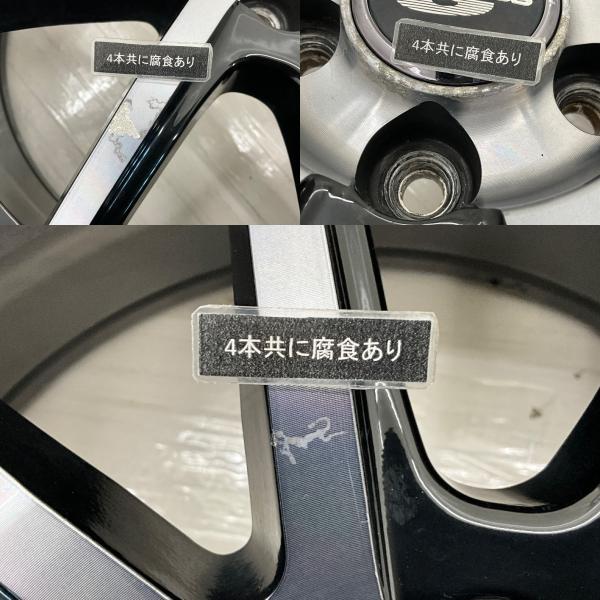 中古アルミホイール 4本セット 17×7J +48 5穴 PCD100 17インチ 