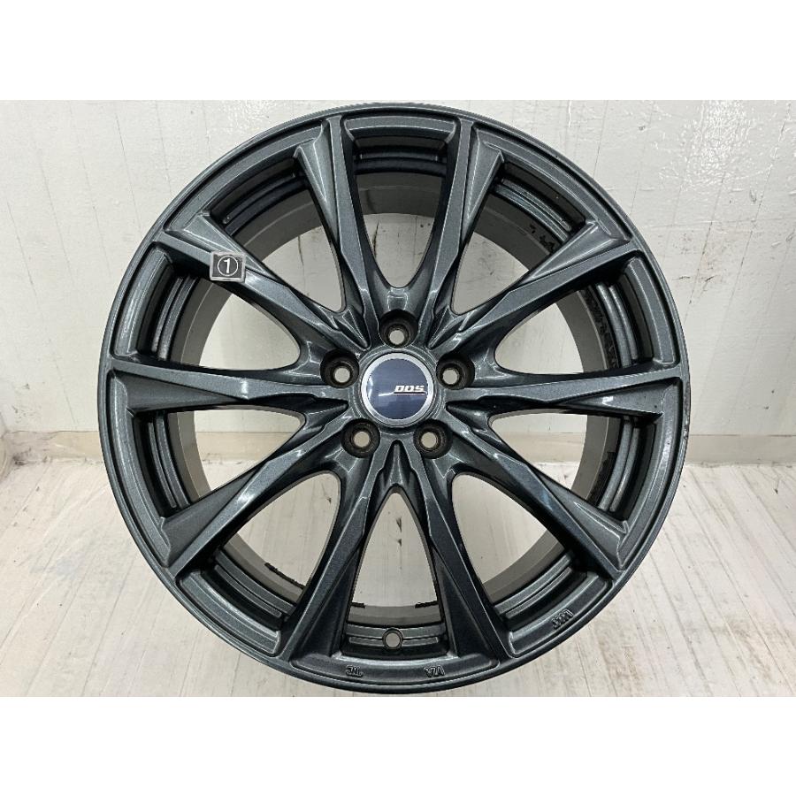 中古アルミホイール 4本セット 17×7J +48 5穴 PCD100 17インチ D.O.S.