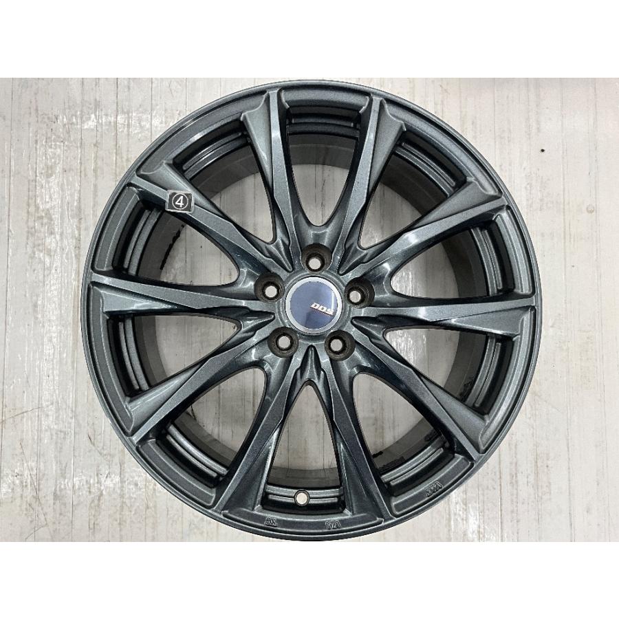 中古アルミホイール 4本セット 17×7J +48 5穴 PCD100 17インチ D.O.S.