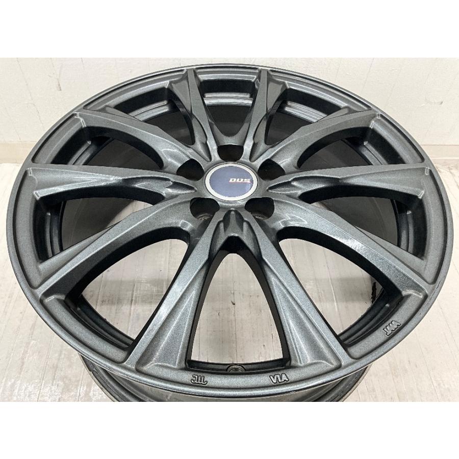 中古アルミホイール 4本セット 17×7J +48 5穴 PCD100 17インチ D.O.S. 