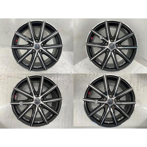 中古アルミホイール 4本セット 17×7J +38 5穴 PCD114.3 17インチ SMACK 